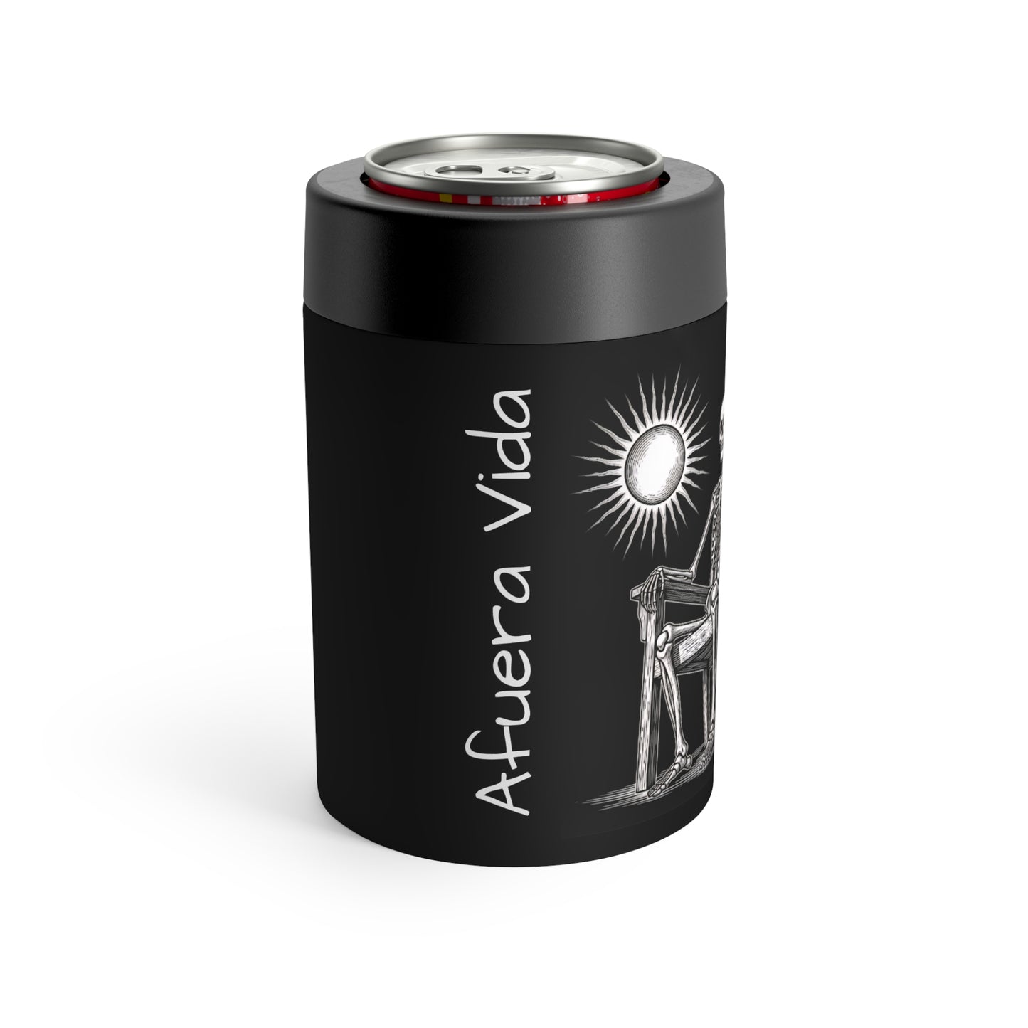 Afuera Vida Logo Can Holder - Perfect for Halloween Parties, Gift for Friends, Home Bar Decor, Summer BBQs, Camping Essentials