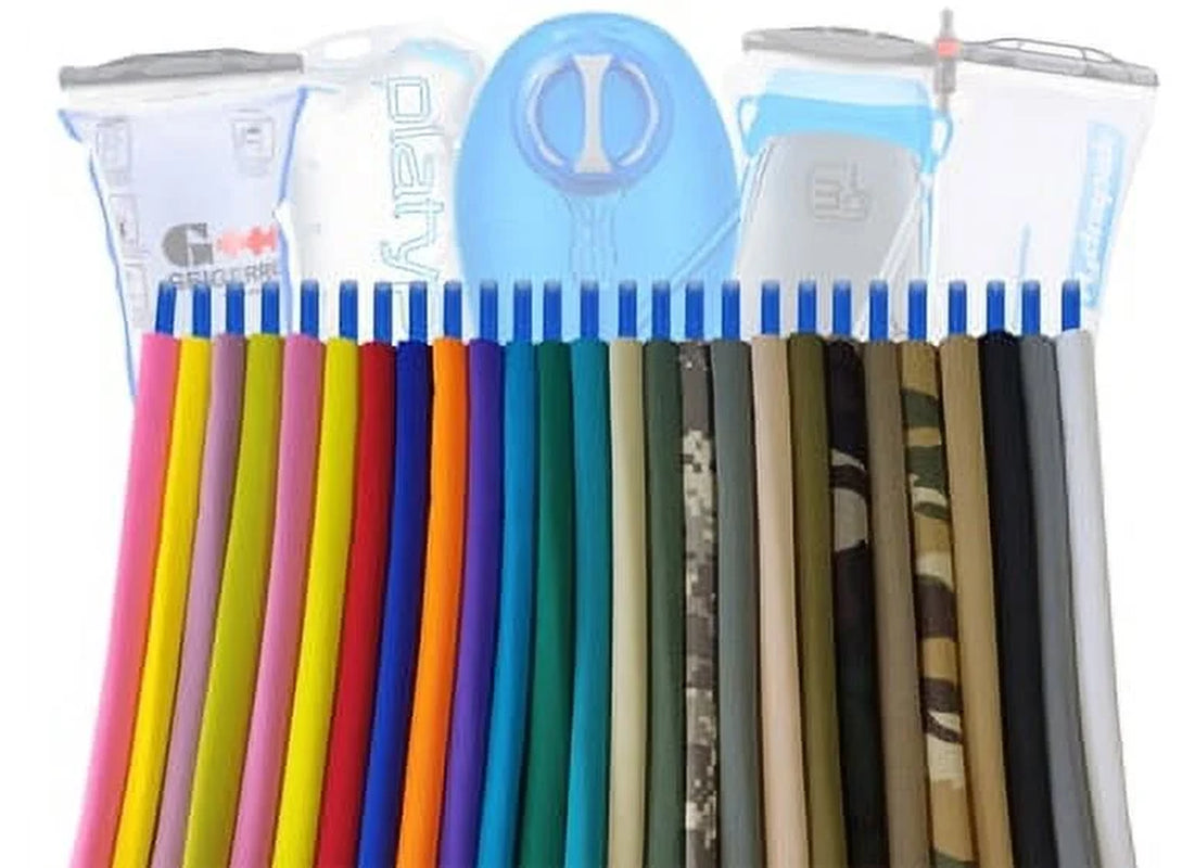 Hydration Pack Insulated Drink Tube Hose Cover Sleeve - Gray