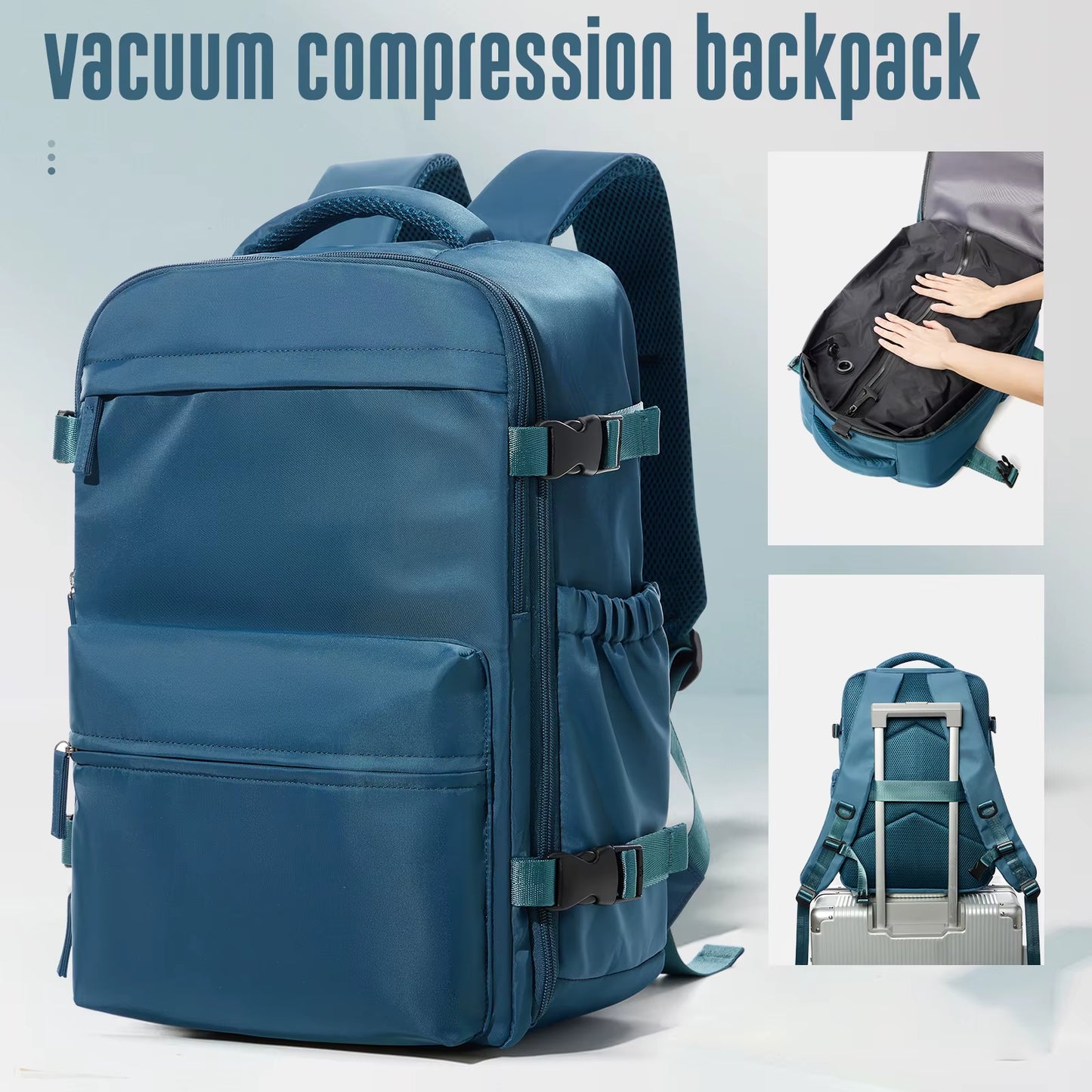 Discover the Vacuum Backpack Travel Bag – Your Ultimate Companion for Business, School, and Adventure – Spacious, Versatile, and Unisex!