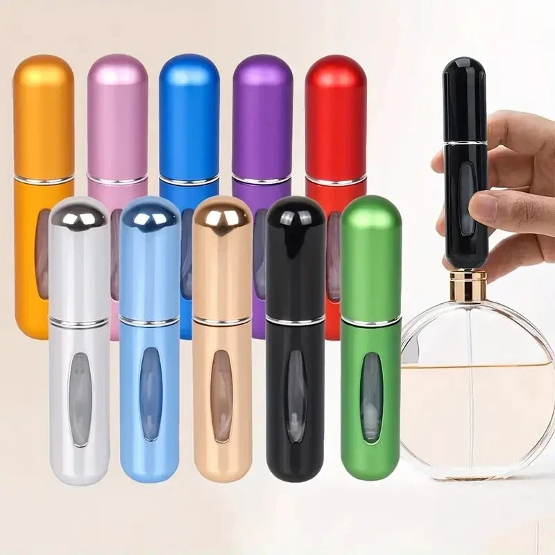 5ml Portable Perfume Refillable Bottle - Ideal for Travel and Cosmetic Use