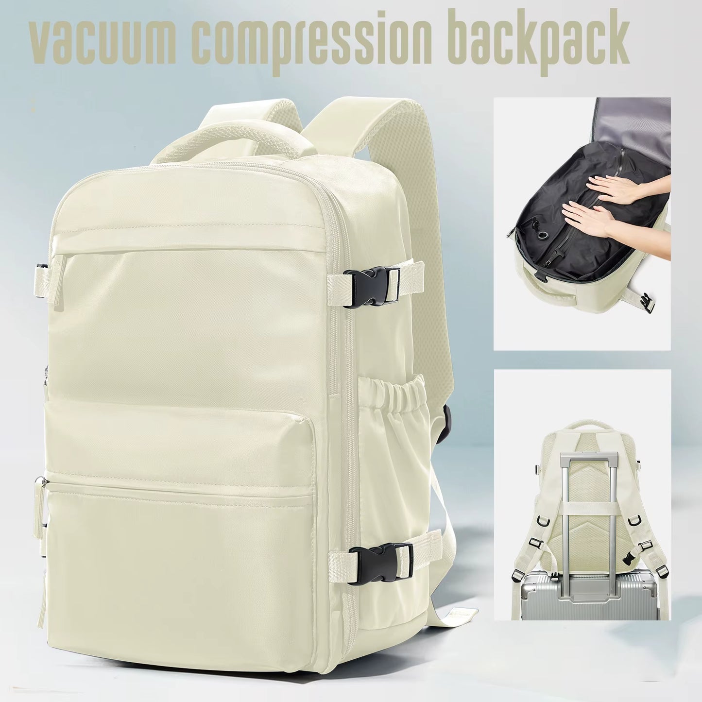 Discover the Vacuum Backpack Travel Bag – Your Ultimate Companion for Business, School, and Adventure – Spacious, Versatile, and Unisex!