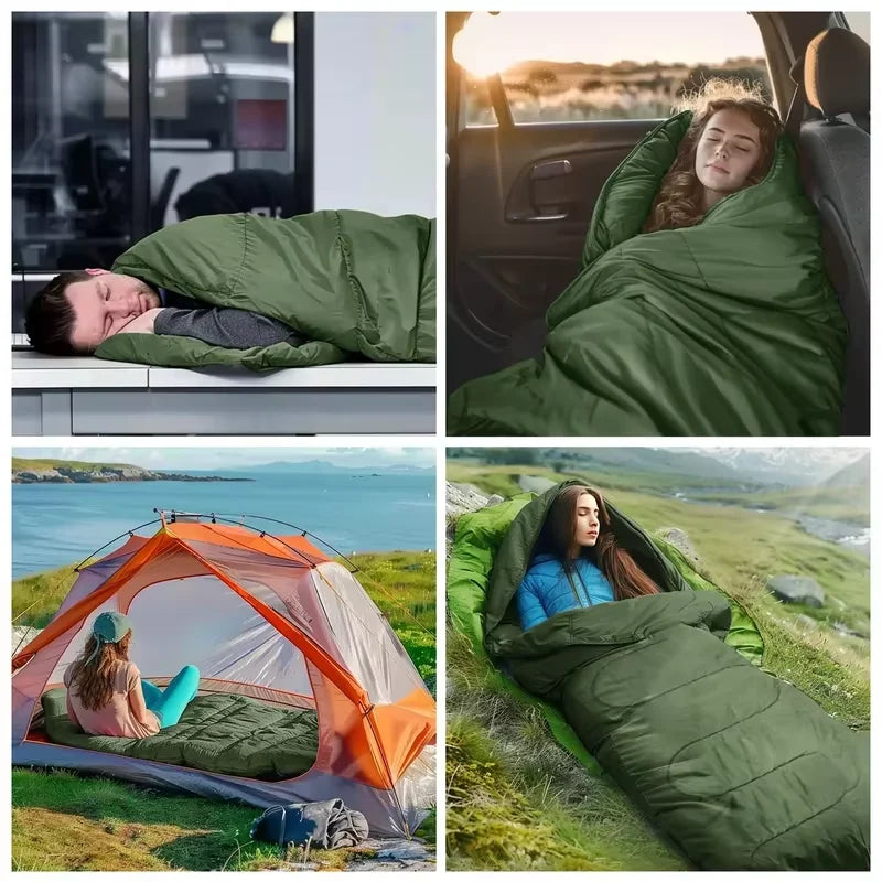 Stay Cozy This Winter with Our Ultralight Waterproof Camping Sleeping Bag - Perfect for Outdoor Adventures!
