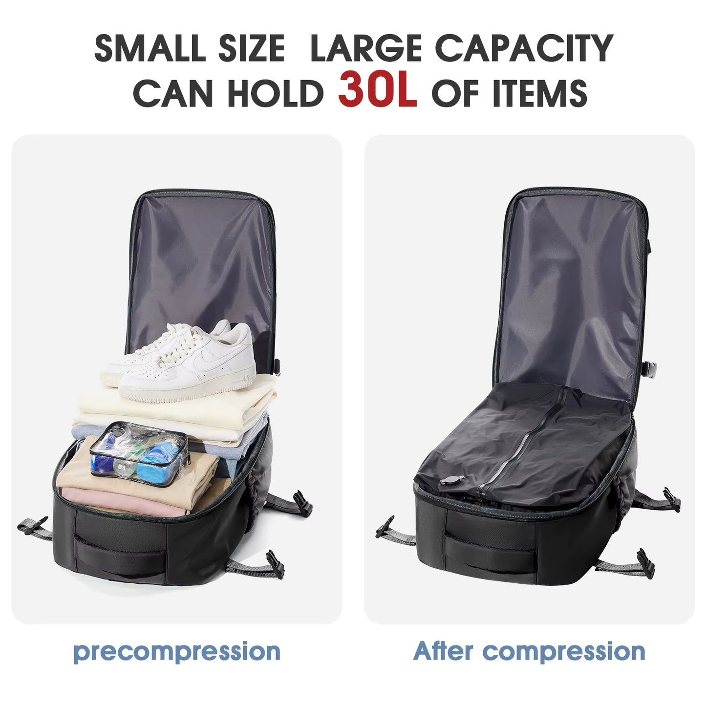 Discover the Vacuum Backpack Travel Bag – Your Ultimate Companion for Business, School, and Adventure – Spacious, Versatile, and Unisex!