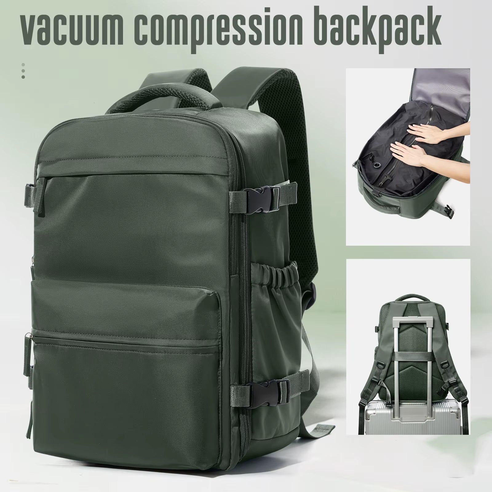 Discover the Vacuum Backpack Travel Bag – Your Ultimate Companion for Business, School, and Adventure – Spacious, Versatile, and Unisex!