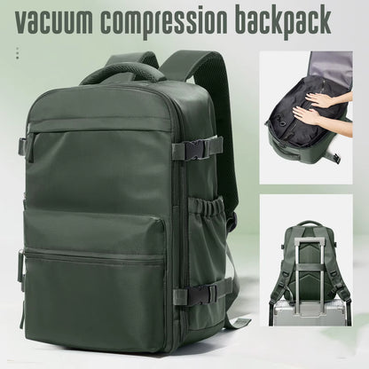 Discover the Vacuum Backpack Travel Bag – Your Ultimate Companion for Business, School, and Adventure – Spacious, Versatile, and Unisex!