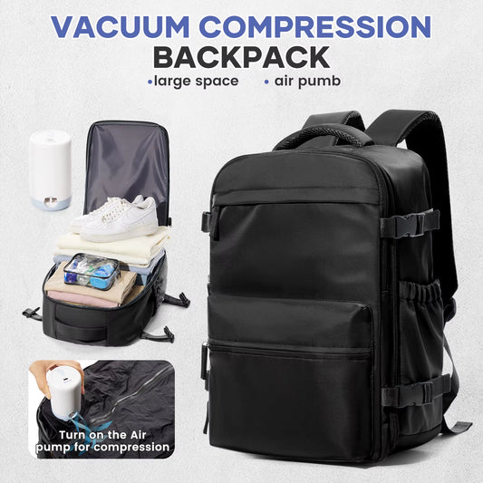 Discover the Vacuum Backpack Travel Bag – Your Ultimate Companion for Business, School, and Adventure – Spacious, Versatile, and Unisex!