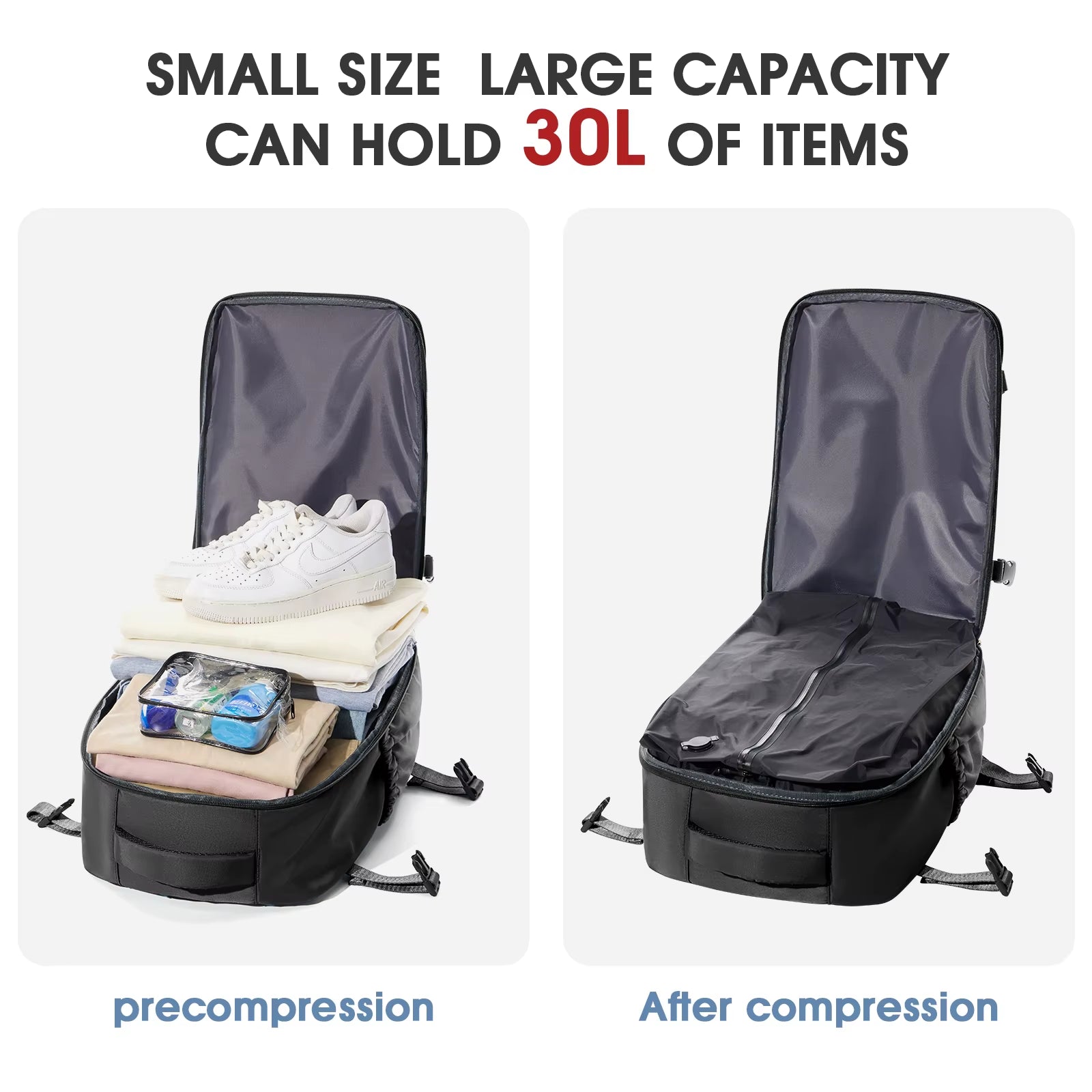 Discover the Vacuum Backpack Travel Bag – Your Ultimate Companion for Business, School, and Adventure – Spacious, Versatile, and Unisex!