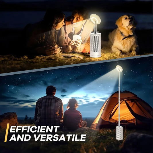 Illuminate Your Adventures with the 3000mAh Rechargeable Honeycomb Design Camping Lantern - Adjustable Warm & White Light for Every Outdoor Experience!